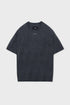 Legend London T-SHIRT MICRO LOGO OVERSIZED T-SHIRT - WASHED GREY