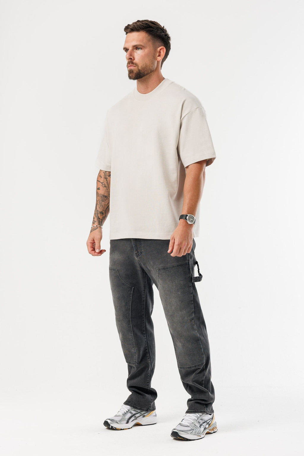 LEGEND LONDON T-SHIRT - OVERSIZED OVERSIZED T-SHIRT - BEIGE