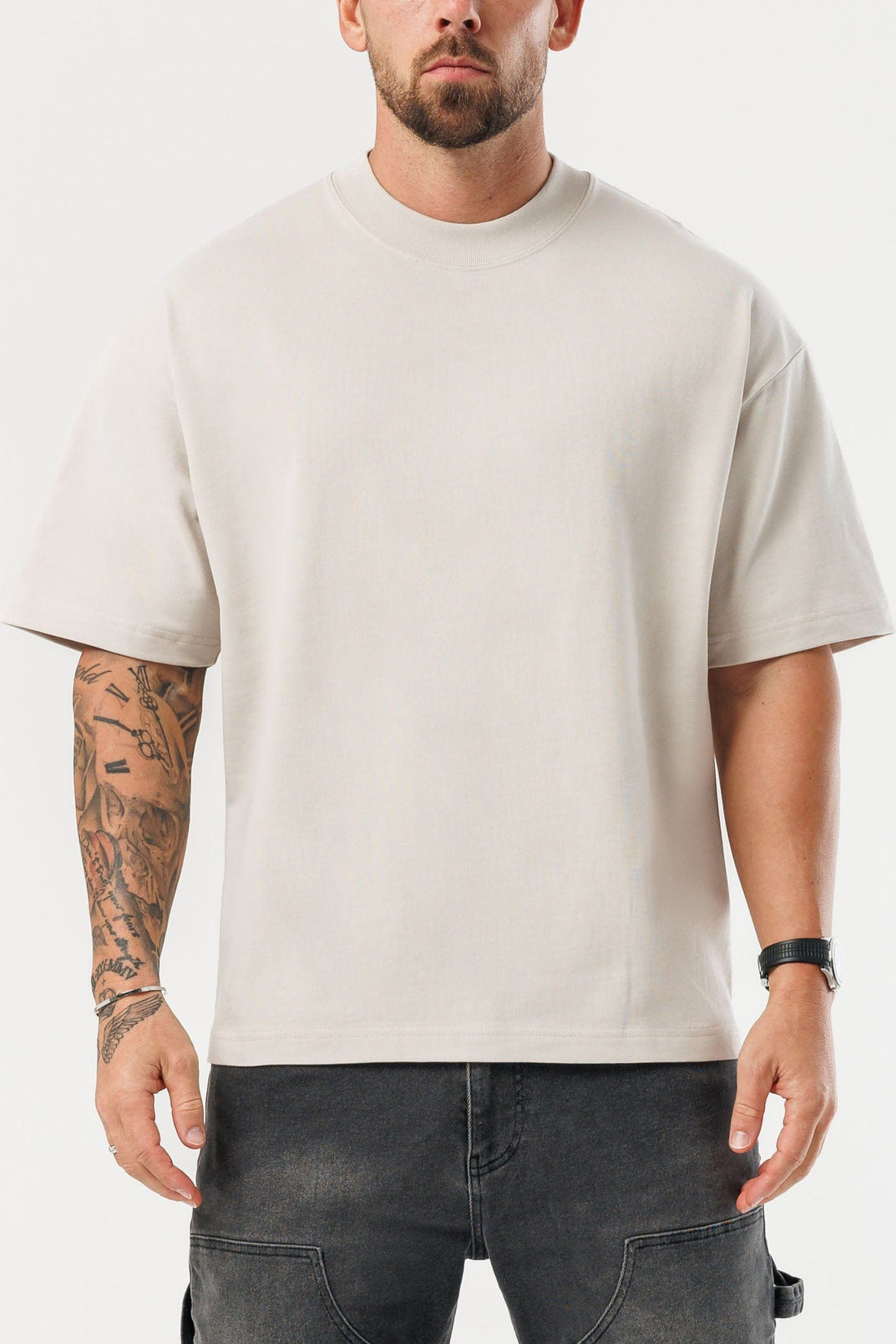 LEGEND LONDON T-SHIRT - OVERSIZED OVERSIZED T-SHIRT - BEIGE