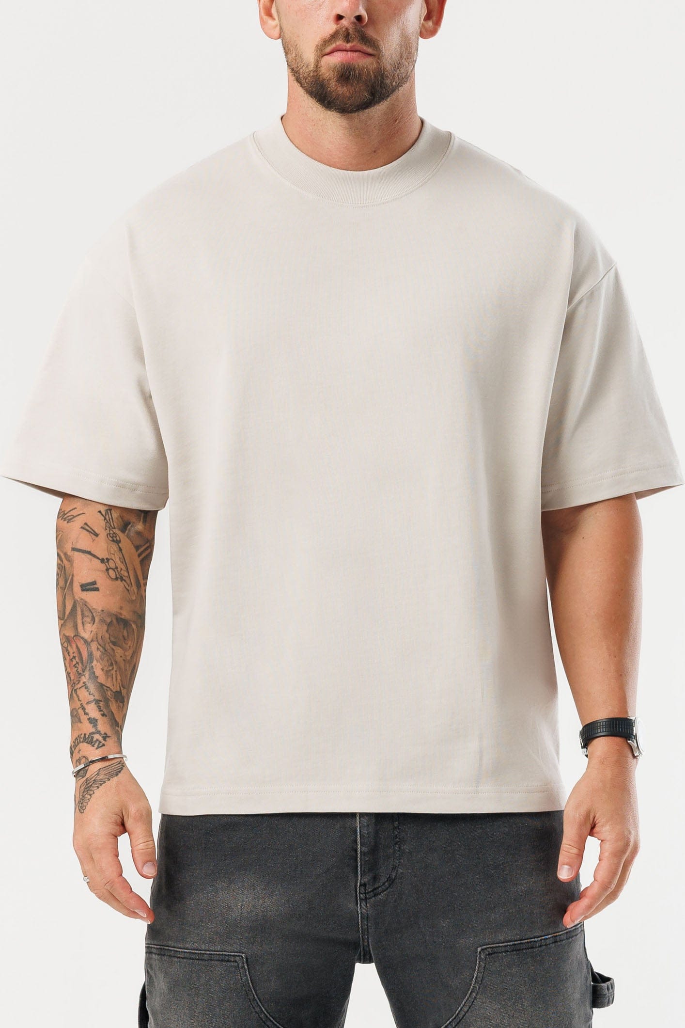 LEGEND LONDON T-SHIRT - OVERSIZED OVERSIZED T-SHIRT - BEIGE
