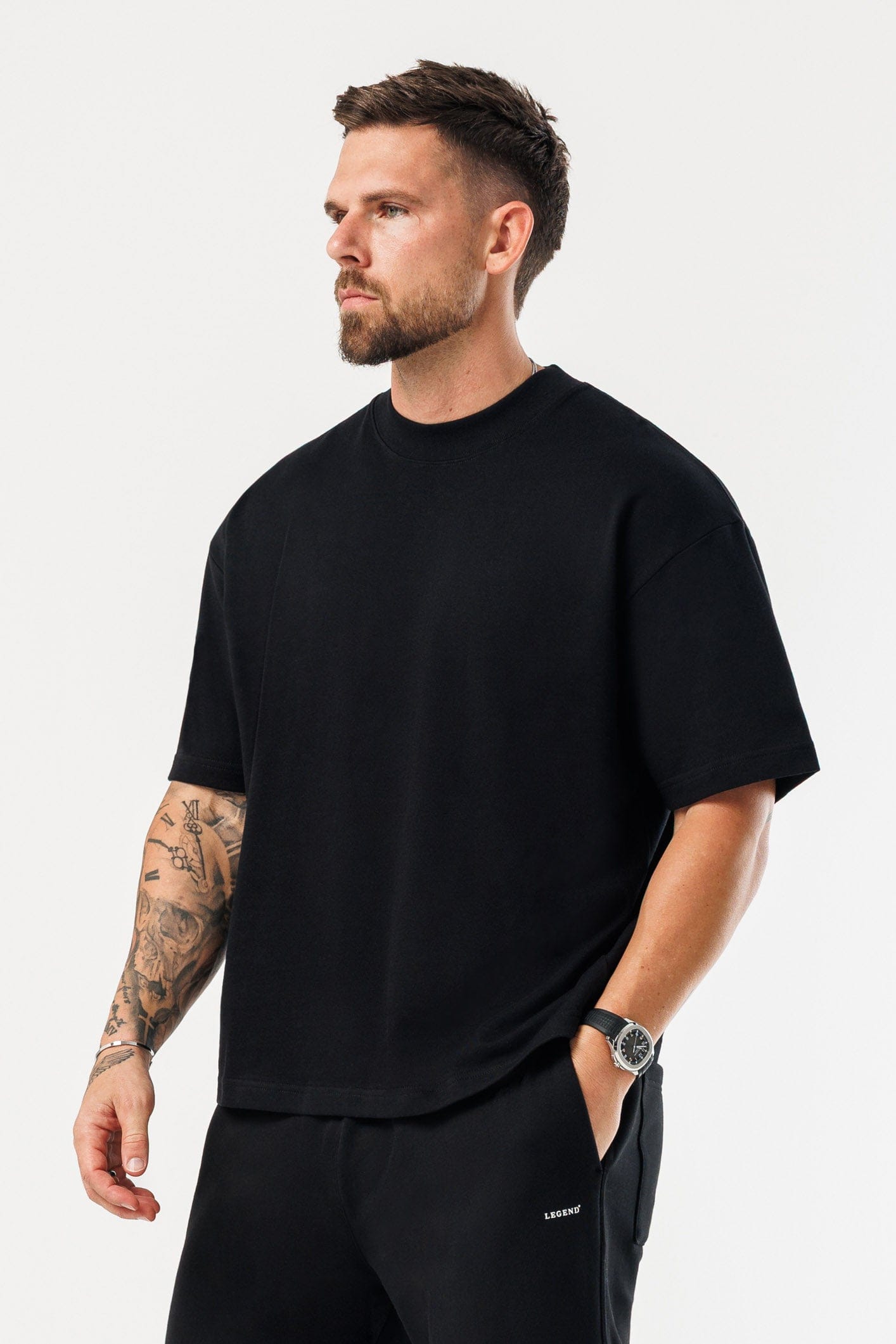 LEGEND LONDON T-SHIRT - OVERSIZED OVERSIZED T-SHIRT - BLACK