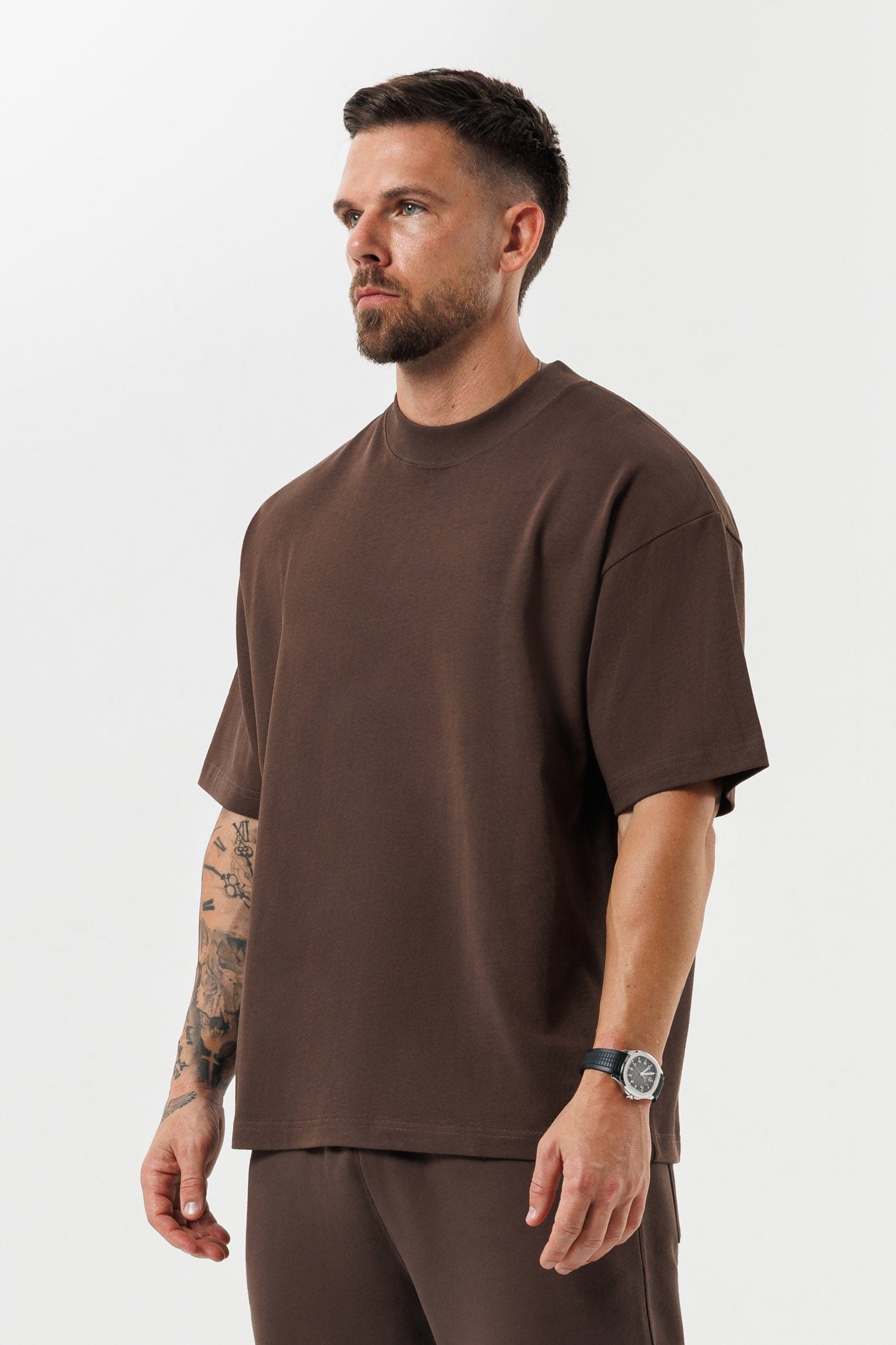 LEGEND LONDON T-SHIRT - OVERSIZED OVERSIZED T-SHIRT - BROWN
