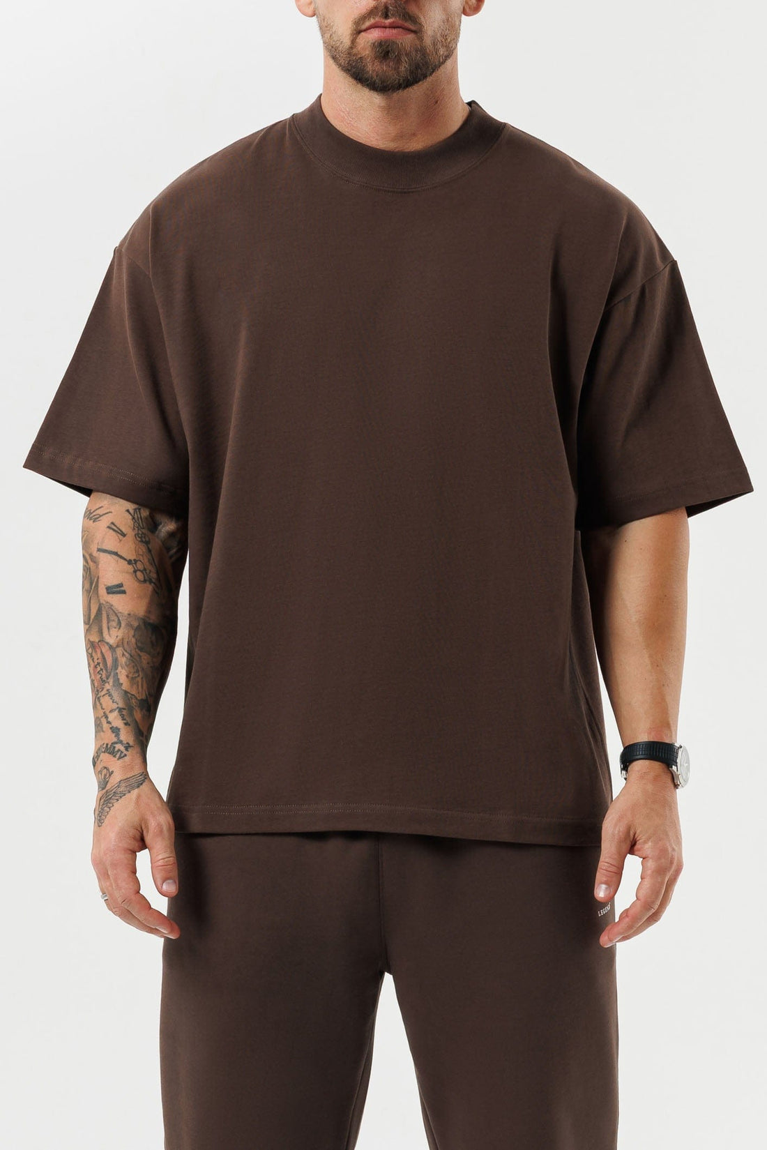 LEGEND LONDON T-SHIRT - OVERSIZED OVERSIZED T-SHIRT - BROWN