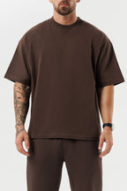 LEGEND LONDON T-SHIRT - OVERSIZED OVERSIZED T-SHIRT - BROWN