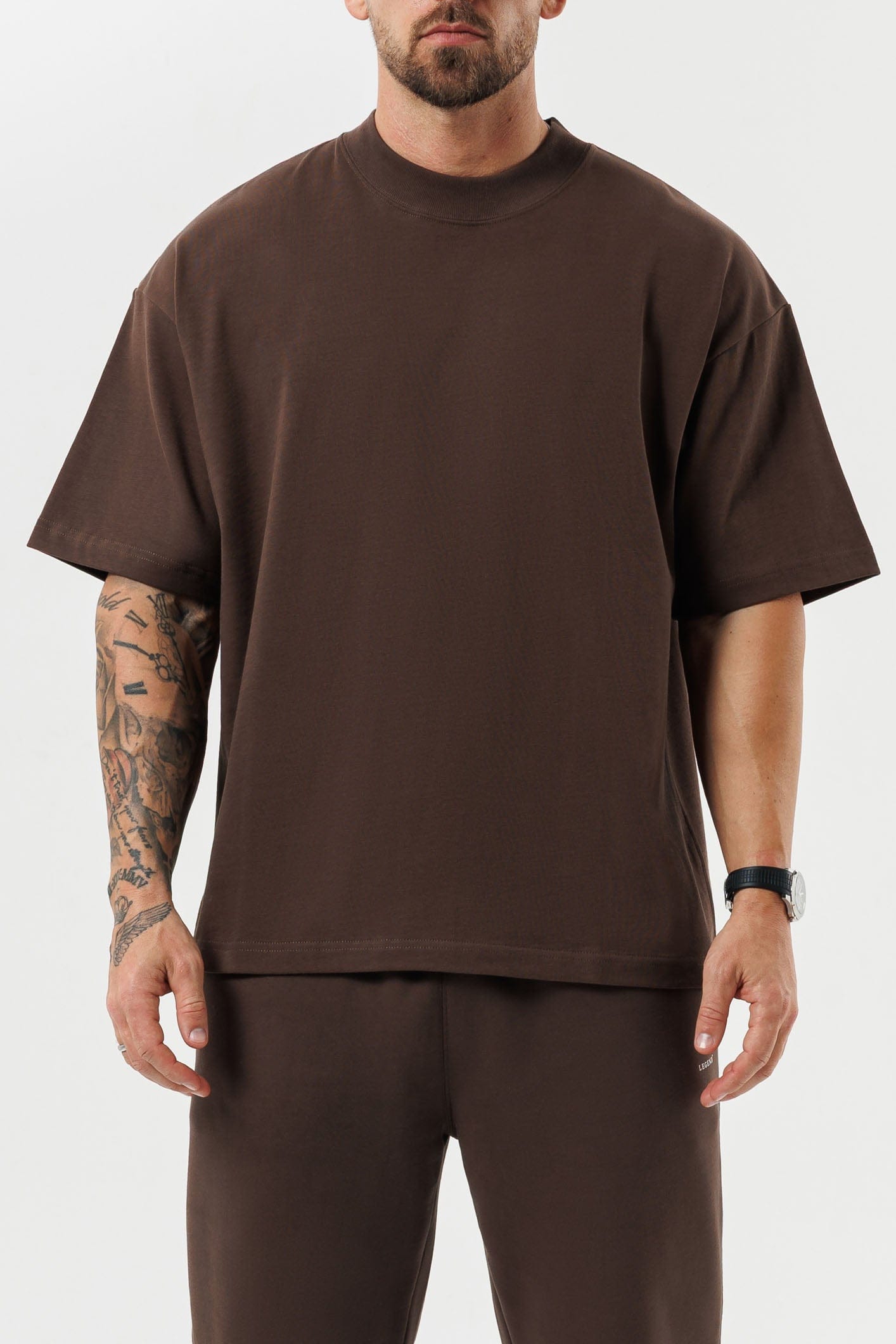 LEGEND LONDON T-SHIRT - OVERSIZED OVERSIZED T-SHIRT - BROWN
