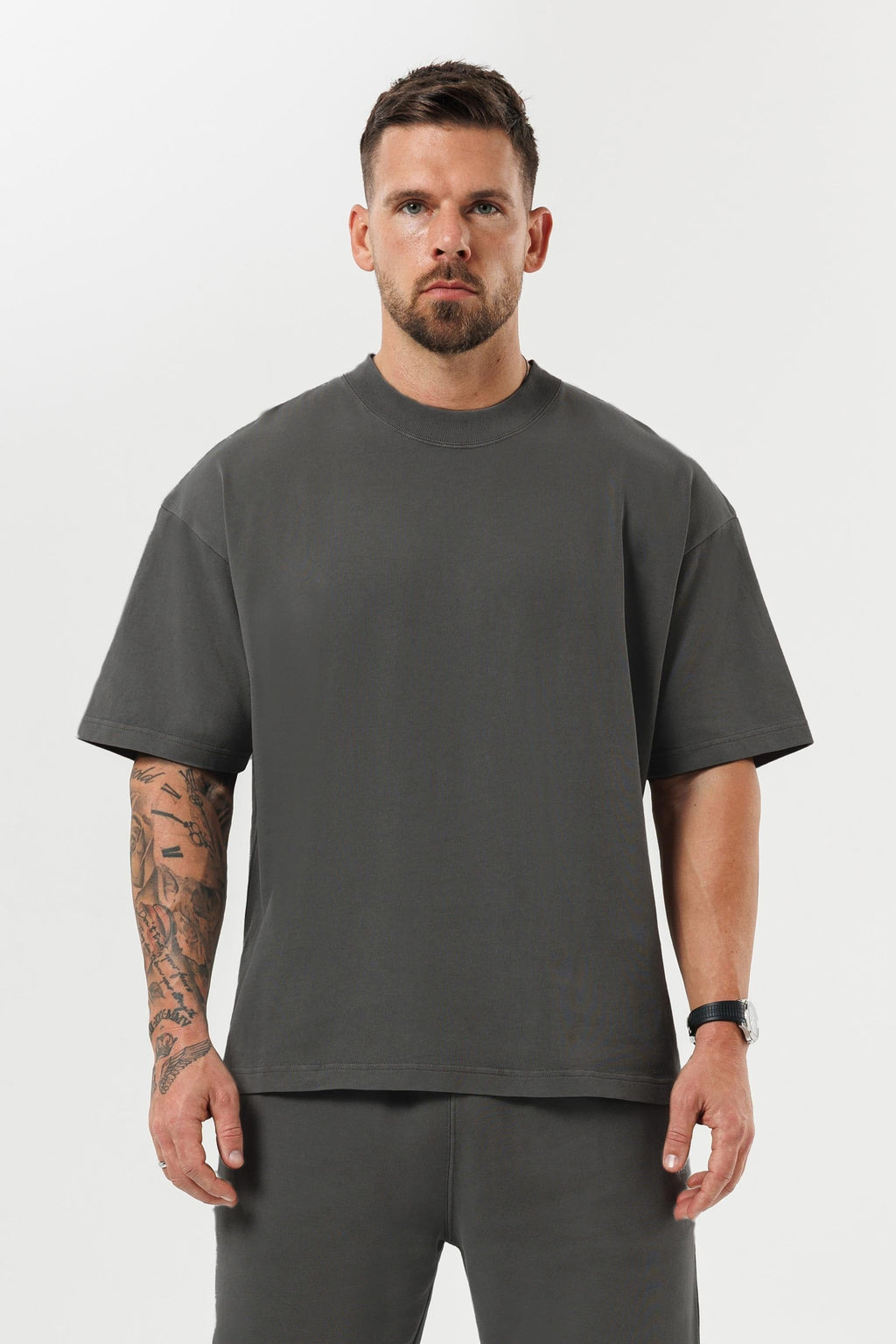 LEGEND LONDON T-SHIRT - OVERSIZED OVERSIZED T-SHIRT - DONKERGRIJS
