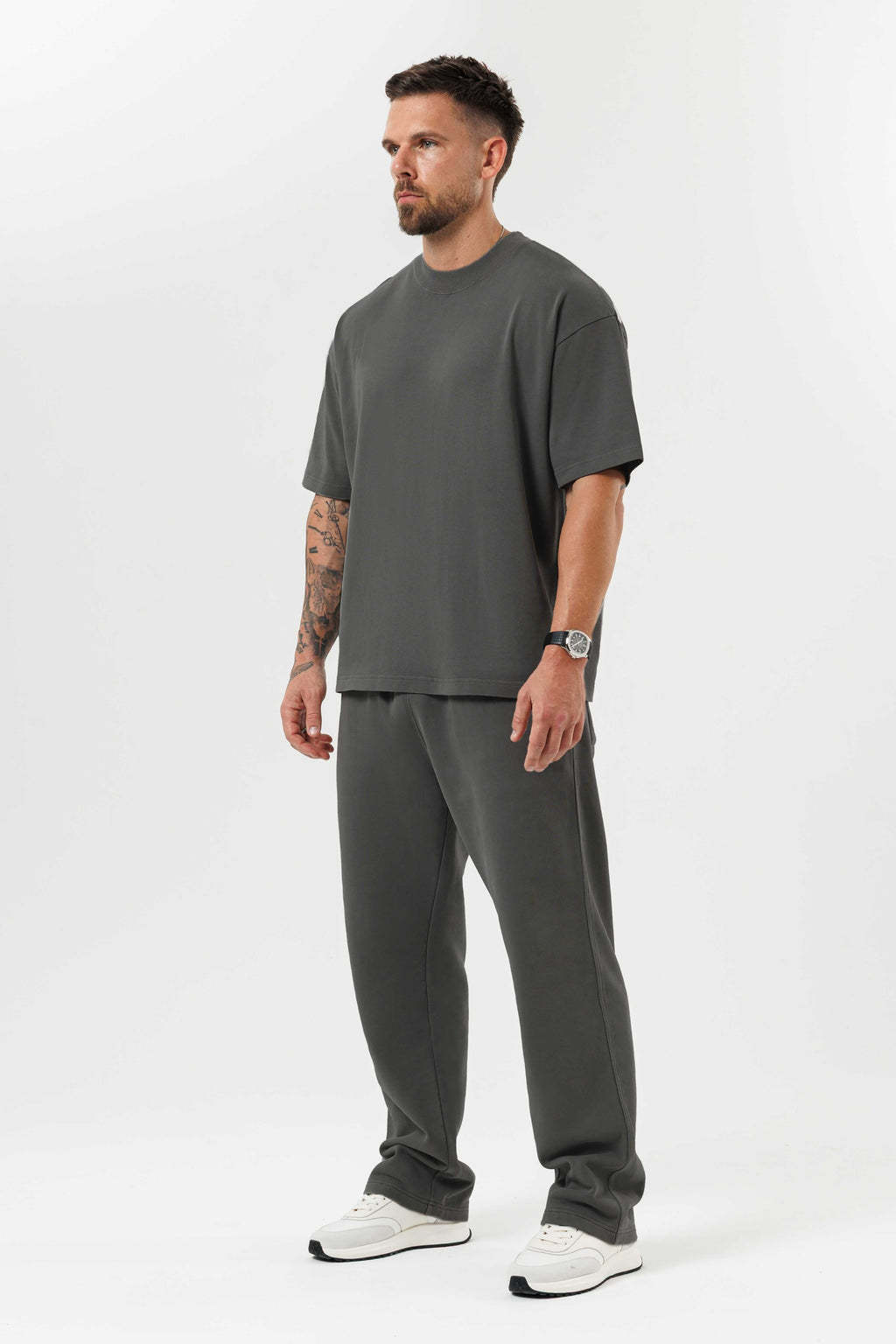 LEGEND LONDON T-SHIRT - OVERSIZED OVERSIZED T-SHIRT - DONKERGRIJS