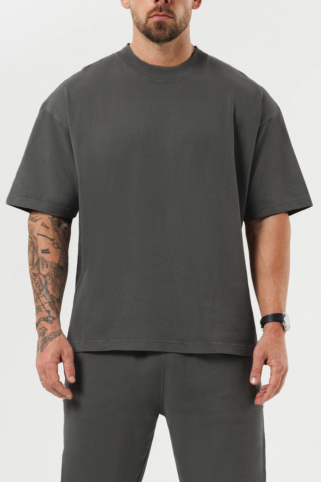 LEGEND LONDON T-SHIRT - OVERSIZED OVERSIZED T-SHIRT - DONKERGRIJS