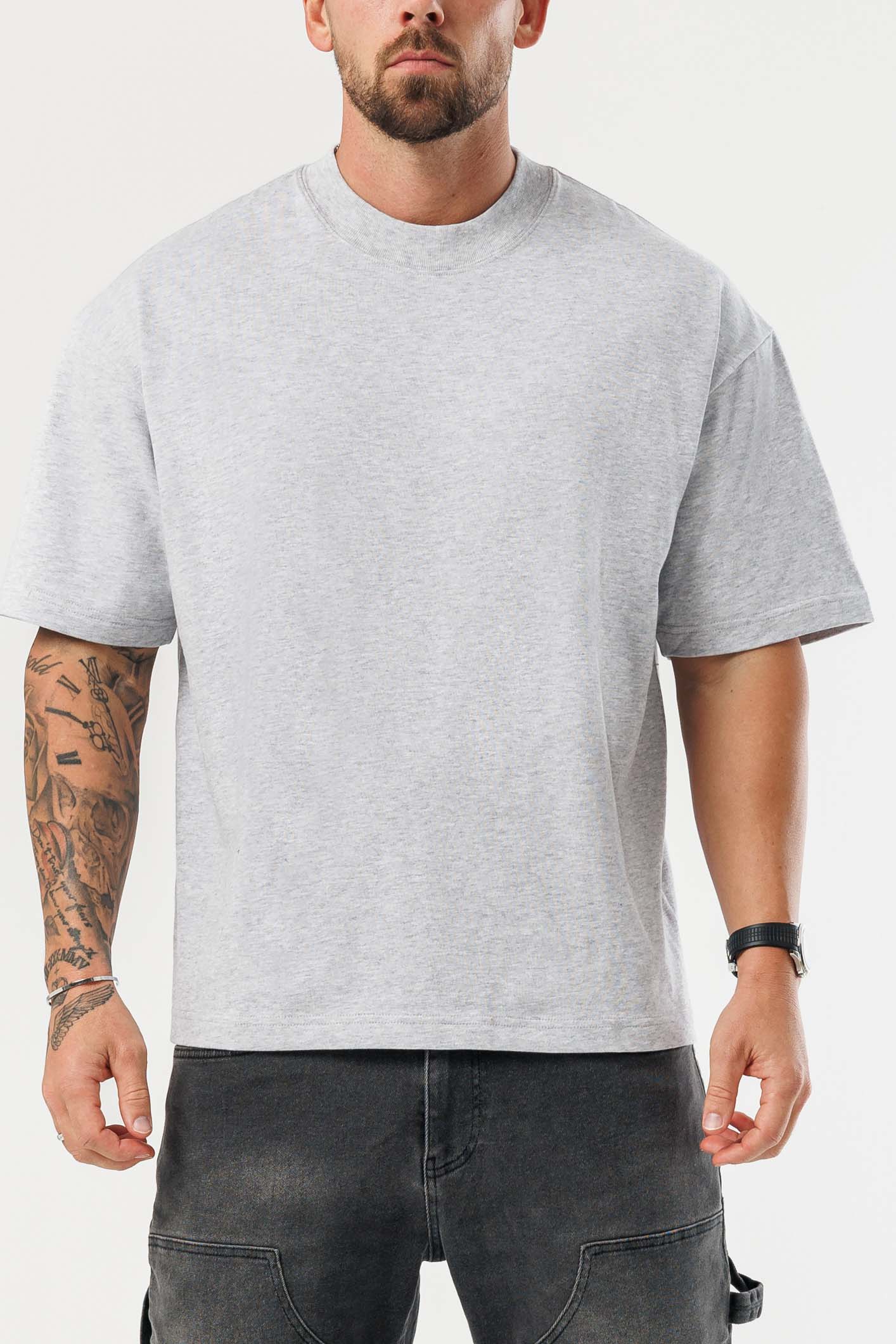 LEGEND LONDON T-SHIRT - OVERSIZED OVERSIZED T-SHIRT - GREY MARL