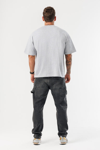 LEGEND LONDON T-SHIRT - OVERSIZED OVERSIZED T-SHIRT - GREY MARL