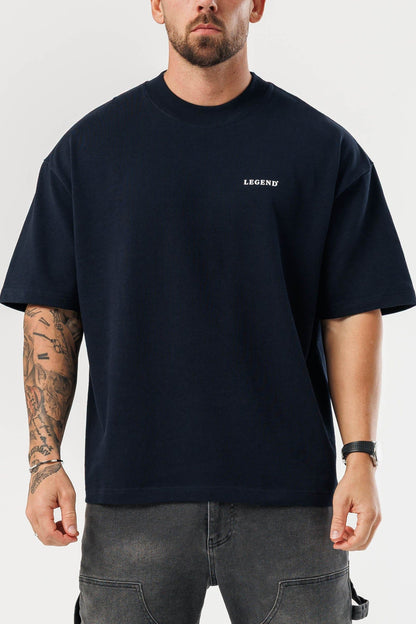 LEGEND LONDON T-SHIRT - OVERSIZED OVERSIZED T-SHIRT - NAVY