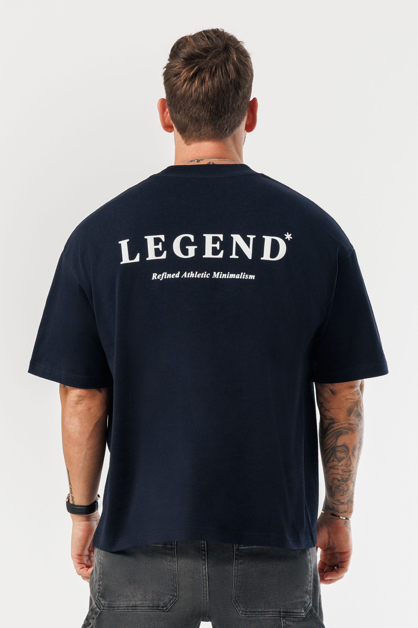 LEGEND LONDON T-SHIRT - OVERSIZED OVERSIZED T-SHIRT - NAVY