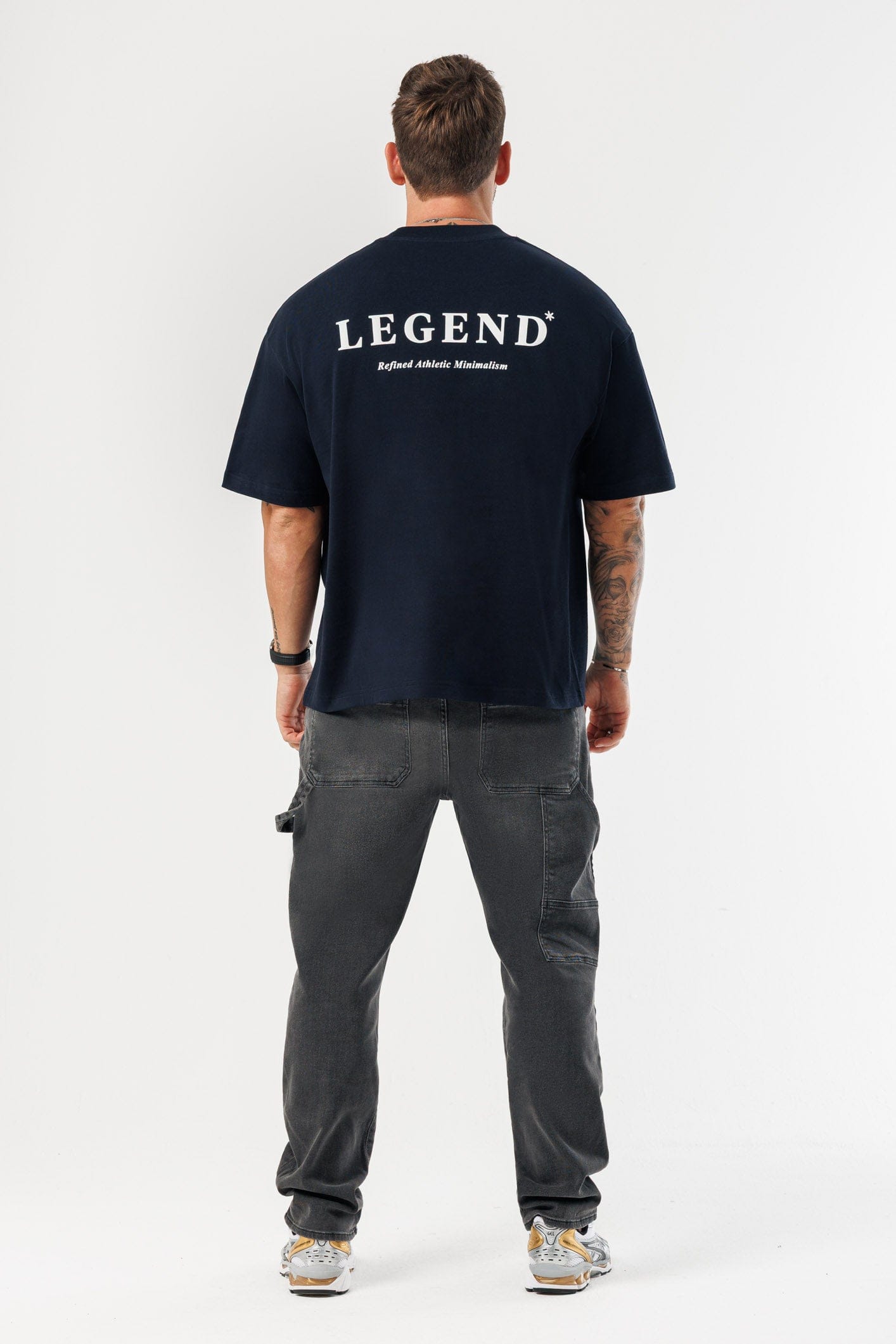 LEGEND LONDON T-SHIRT - OVERSIZED OVERSIZED T-SHIRT - NAVY