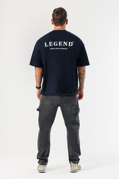 LEGEND LONDON T-SHIRT - OVERSIZED OVERSIZED T-SHIRT - NAVY