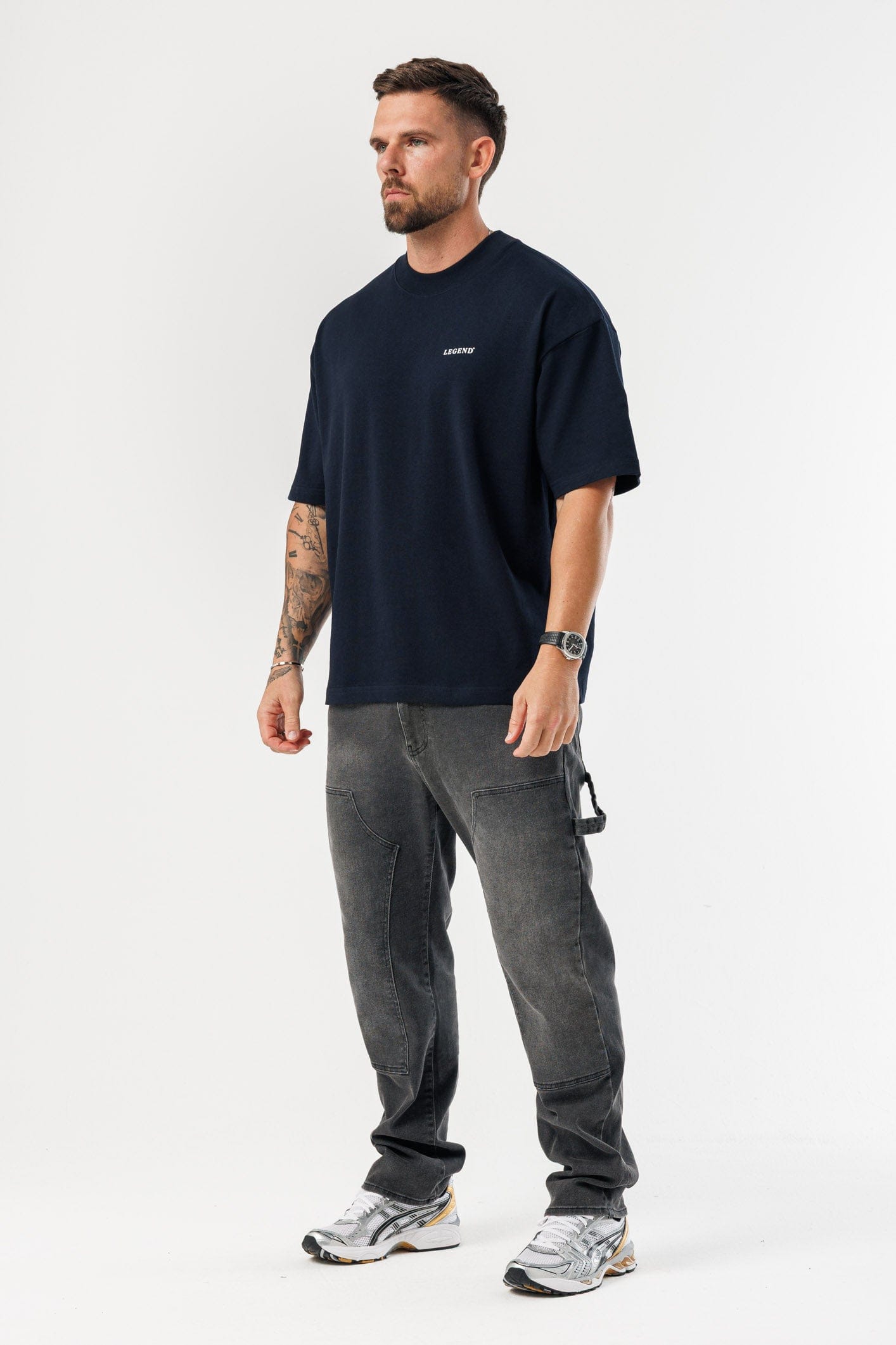 LEGEND LONDON T-SHIRT - OVERSIZED OVERSIZED T-SHIRT - NAVY