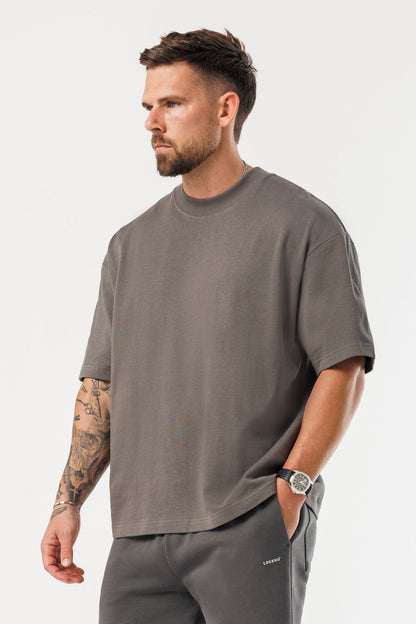 LEGEND LONDON T-SHIRT - OVERSIZED OVERSIZED T-SHIRT - VINTAGE KHAKI