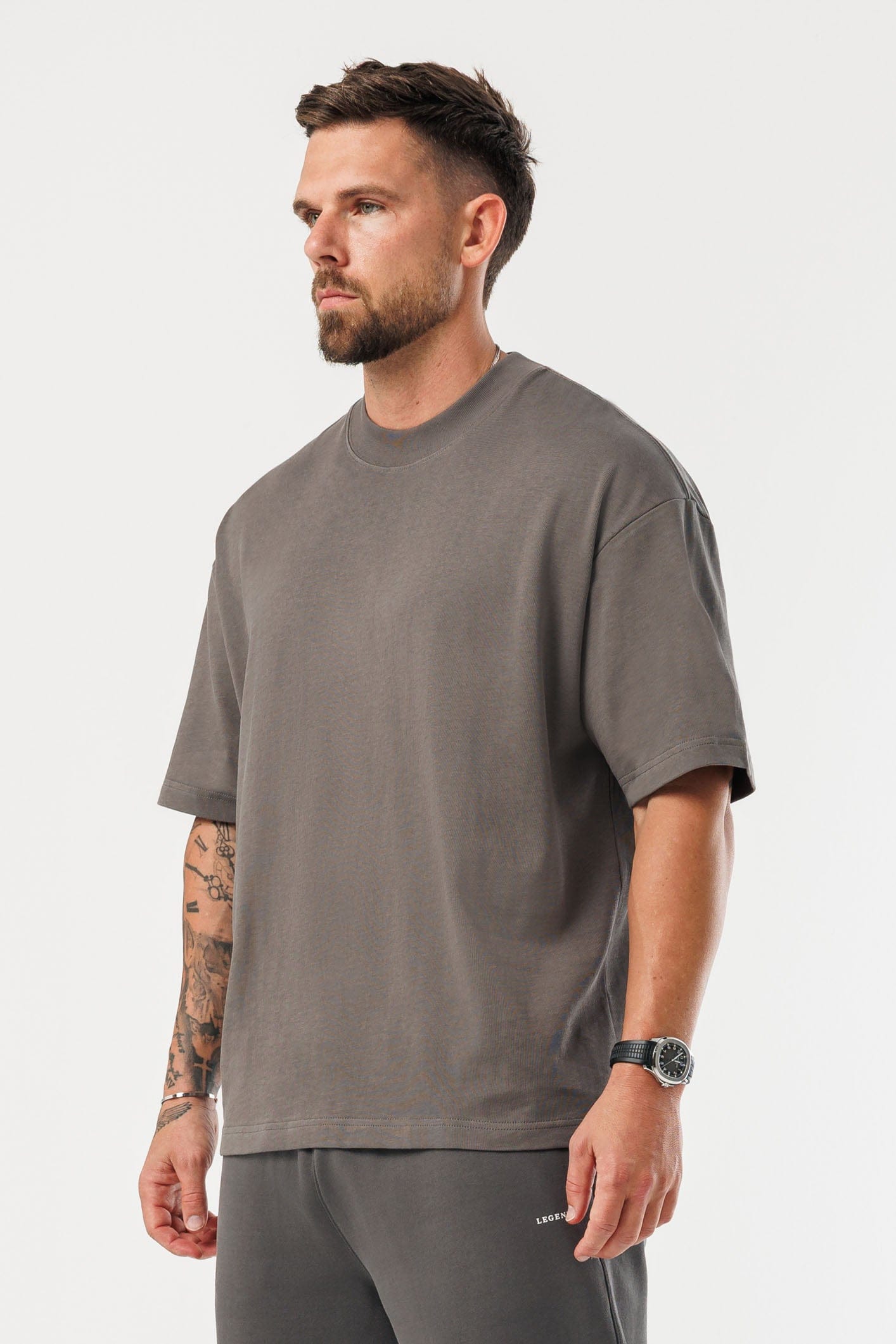 LEGEND LONDON T-SHIRT - OVERSIZED OVERSIZED T-SHIRT - VINTAGE KHAKI