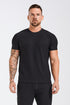 Legend London T-SHIRT PLEATED T-SHIRT - BLACK