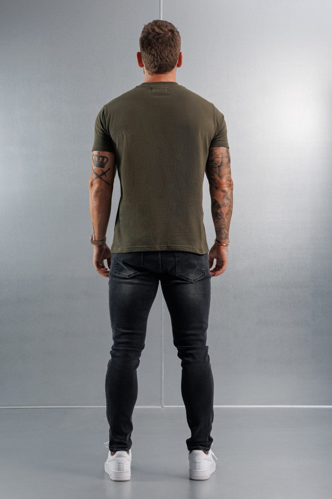 Legend London T-SHIRT PREMIUM BASICS T-SHIRT - ARMY GREEN