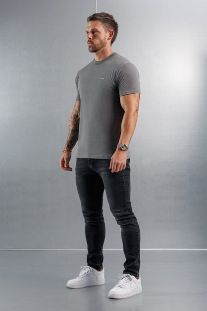 Legend London T-SHIRT PREMIUM BASICS T-SHIRT - GUNMETAL GREY