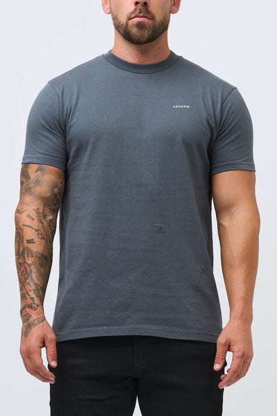 PREMIUM BASICS T-SHIRT - VINTAGE INDIGO