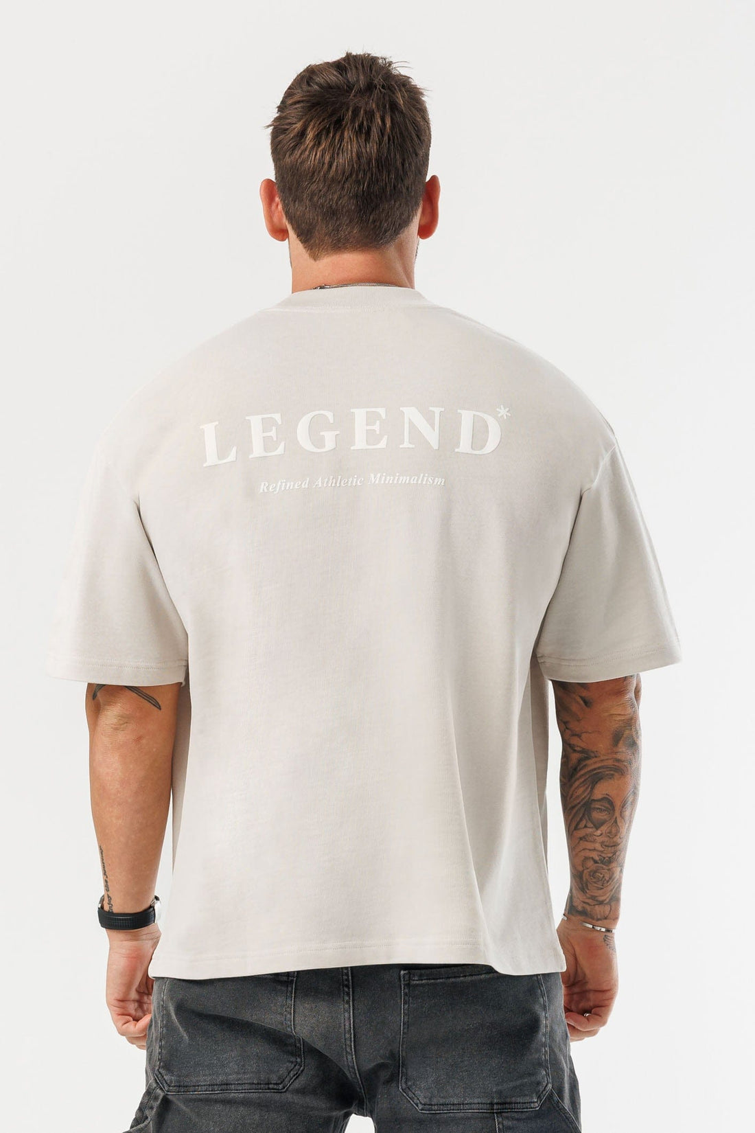LEGEND LONDON T-SHIRT - PRINT OVERSIZED PRINT OVERSIZED T-SHIRT - BEIGE