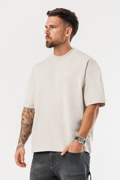LEGEND LONDON T-SHIRT - PRINT OVERSIZED PRINT OVERSIZED T-SHIRT - BEIGE