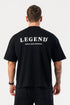 LEGEND LONDON T-SHIRT - PRINT OVERSIZED PRINT OVERSIZED T-SHIRT - BLACK