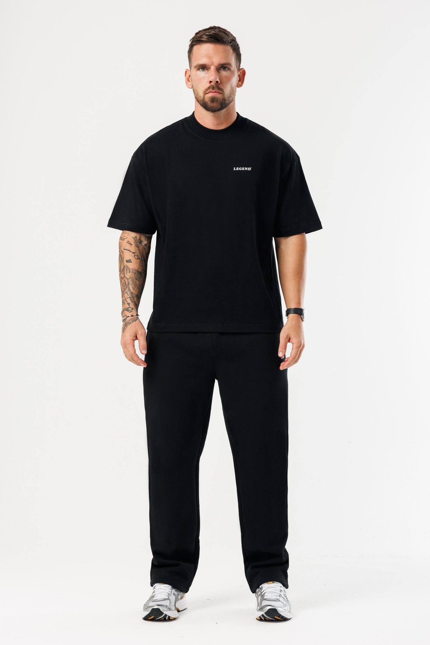 LEGEND LONDON T-SHIRT - PRINT OVERSIZED PRINT OVERSIZED T-SHIRT - BLACK