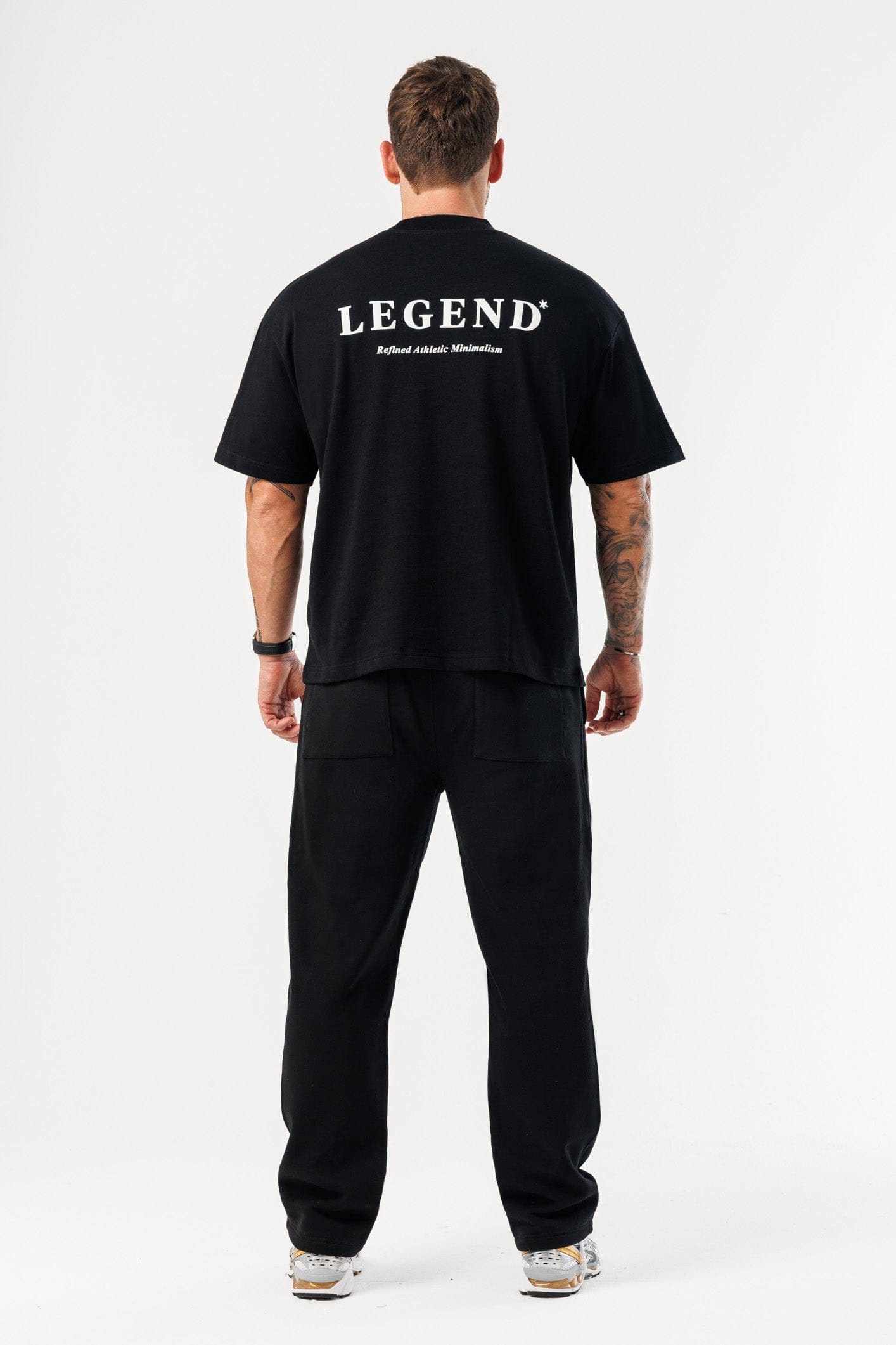 LEGEND LONDON T-SHIRT - PRINT OVERSIZED PRINT OVERSIZED T-SHIRT - BLACK