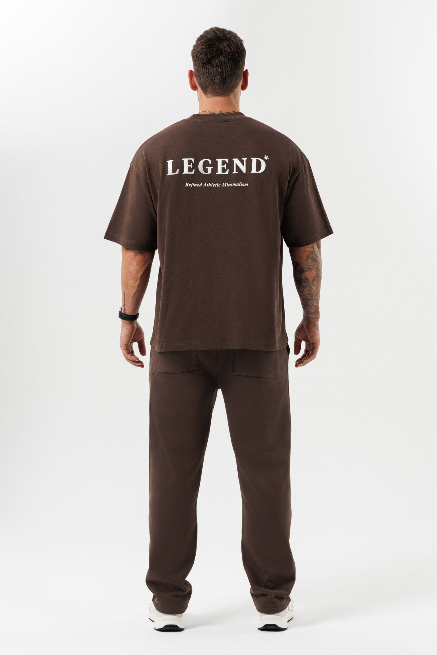 LEGEND LONDON T-SHIRT - PRINT OVERSIZED PRINT OVERSIZED T-SHIRT - BROWN