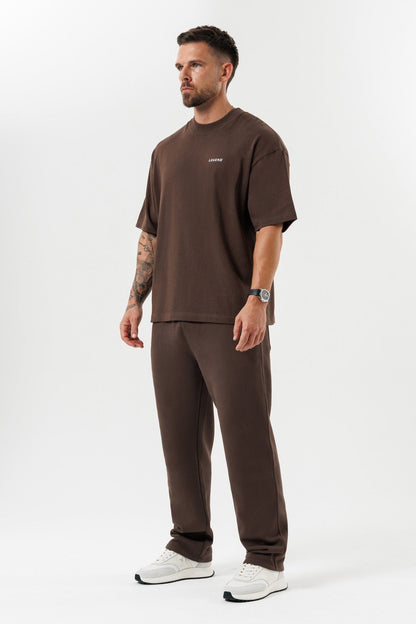 LEGEND LONDON T-SHIRT - PRINT OVERSIZED PRINT OVERSIZED T-SHIRT - BROWN