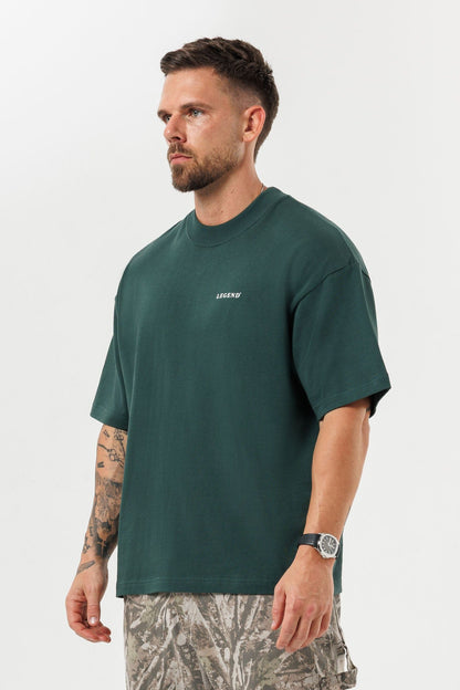 LEGEND LONDON T-SHIRT - PRINT OVERSIZED PRINT OVERSIZED T-SHIRT - GREEN