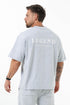 LEGEND LONDON T-SHIRT - PRINT OVERSIZED PRINT OVERSIZED T-SHIRT - GREY MARL
