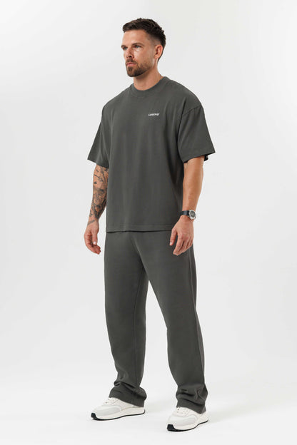 LEGEND LONDON T-SHIRT - PRINT OVERSIZED PRINT OVERSIZED T-SHIRT - GUN METAL