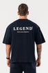 LEGEND LONDON T-SHIRT - PRINT OVERSIZED PRINT OVERSIZED T-SHIRT - NAVY