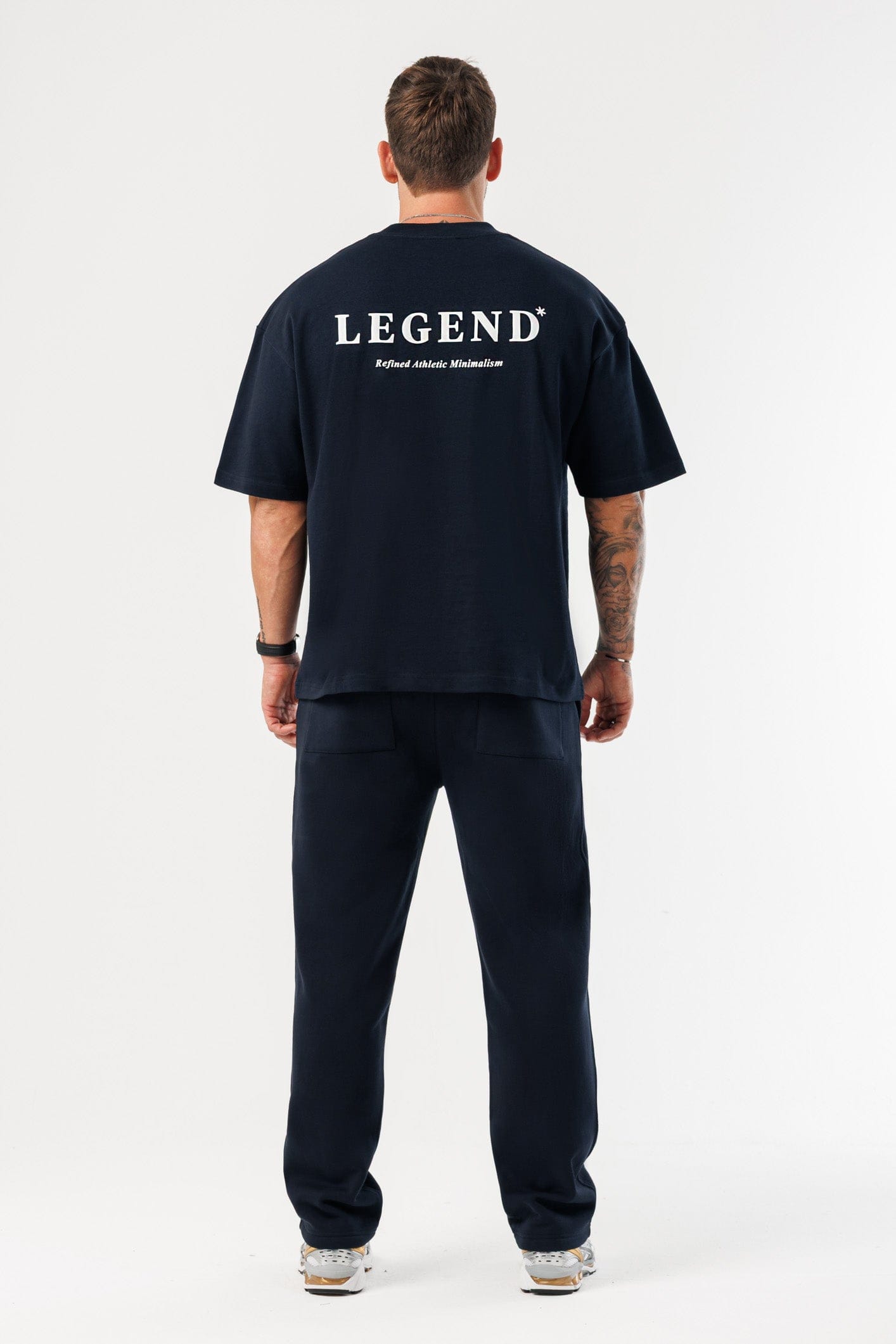 LEGEND LONDON T-SHIRT - PRINT OVERSIZED PRINT OVERSIZED T-SHIRT - NAVY