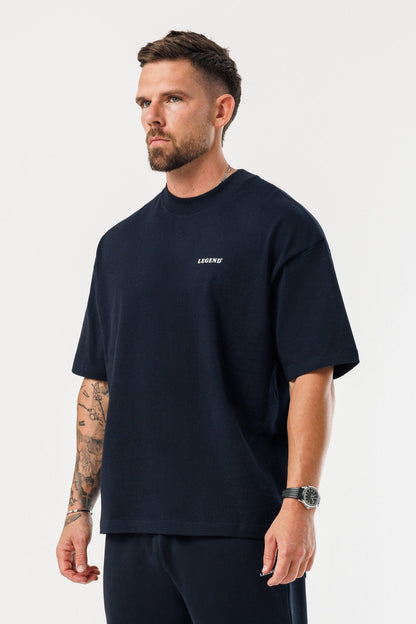 LEGEND LONDON T-SHIRT - PRINT OVERSIZED PRINT OVERSIZED T-SHIRT - NAVY