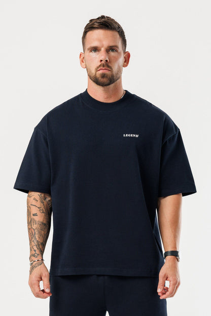 LEGEND LONDON T-SHIRT - PRINT OVERSIZED PRINT OVERSIZED T-SHIRT - NAVY
