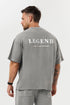 LEGEND LONDON T-SHIRT - PRINT OVERSIZED PRINT OVERSIZED T-SHIRT - WASHED GREY