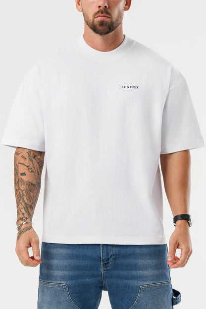 LEGEND LONDON T-SHIRT - PRINT OVERSIZED PRINT OVERSIZED T-SHIRT - WHITE