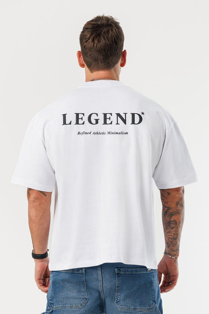 LEGEND LONDON T-SHIRT - PRINT OVERSIZED PRINT OVERSIZED T-SHIRT - WHITE