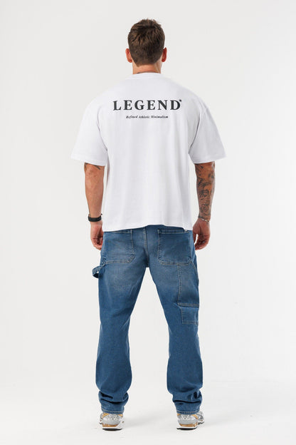 LEGEND LONDON T-SHIRT - PRINT OVERSIZED PRINT OVERSIZED T-SHIRT - WHITE