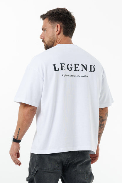 LEGEND LONDON T-SHIRT - PRINT OVERSIZED PRINT OVERSIZED T-SHIRT - WHITE