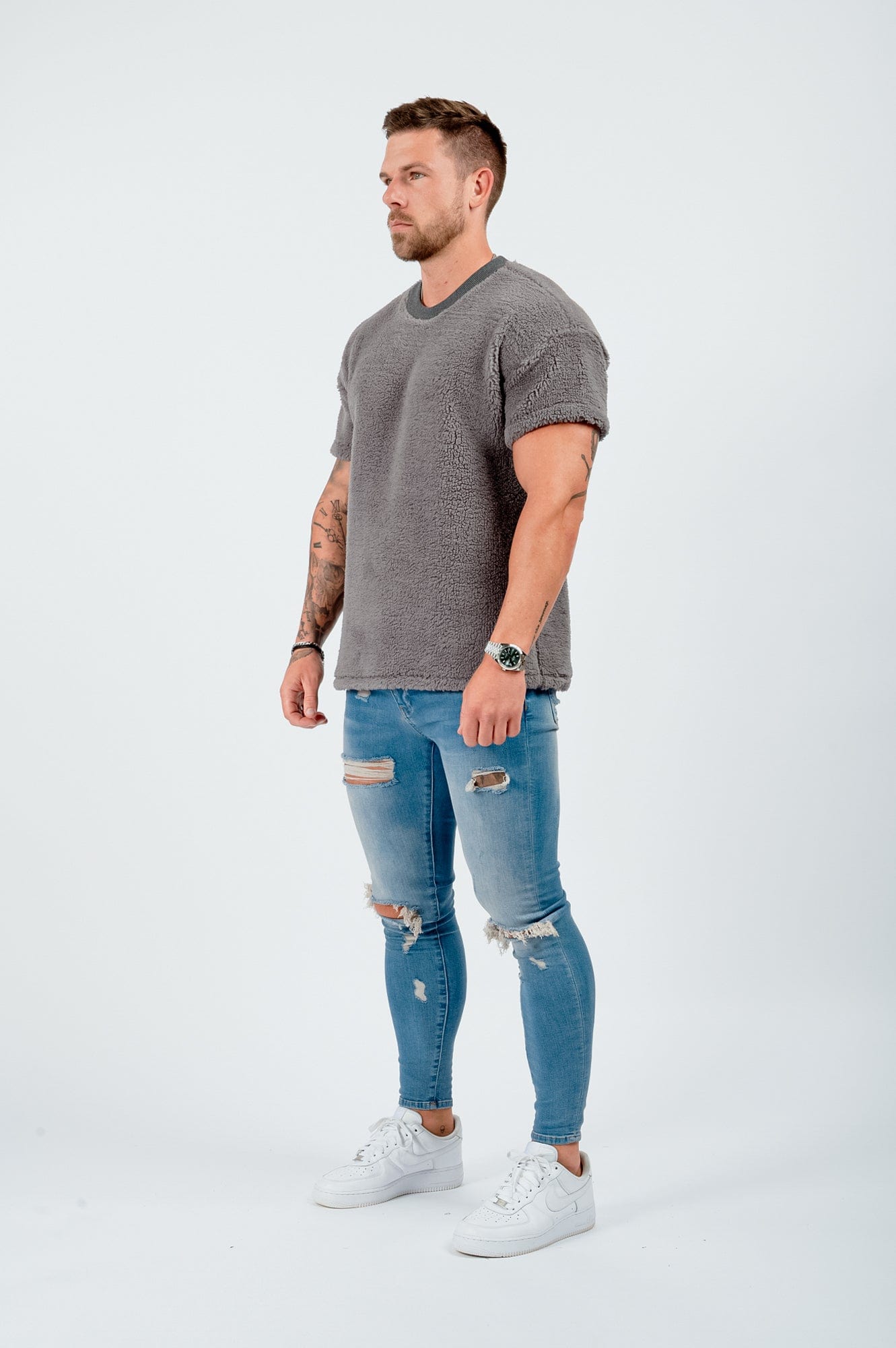 Legend London T-SHIRT TEDDY T-SHIRT - GREY