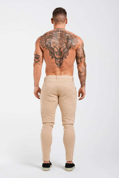 Legend London TEXTURED STRETCH CHINO - BEIGE