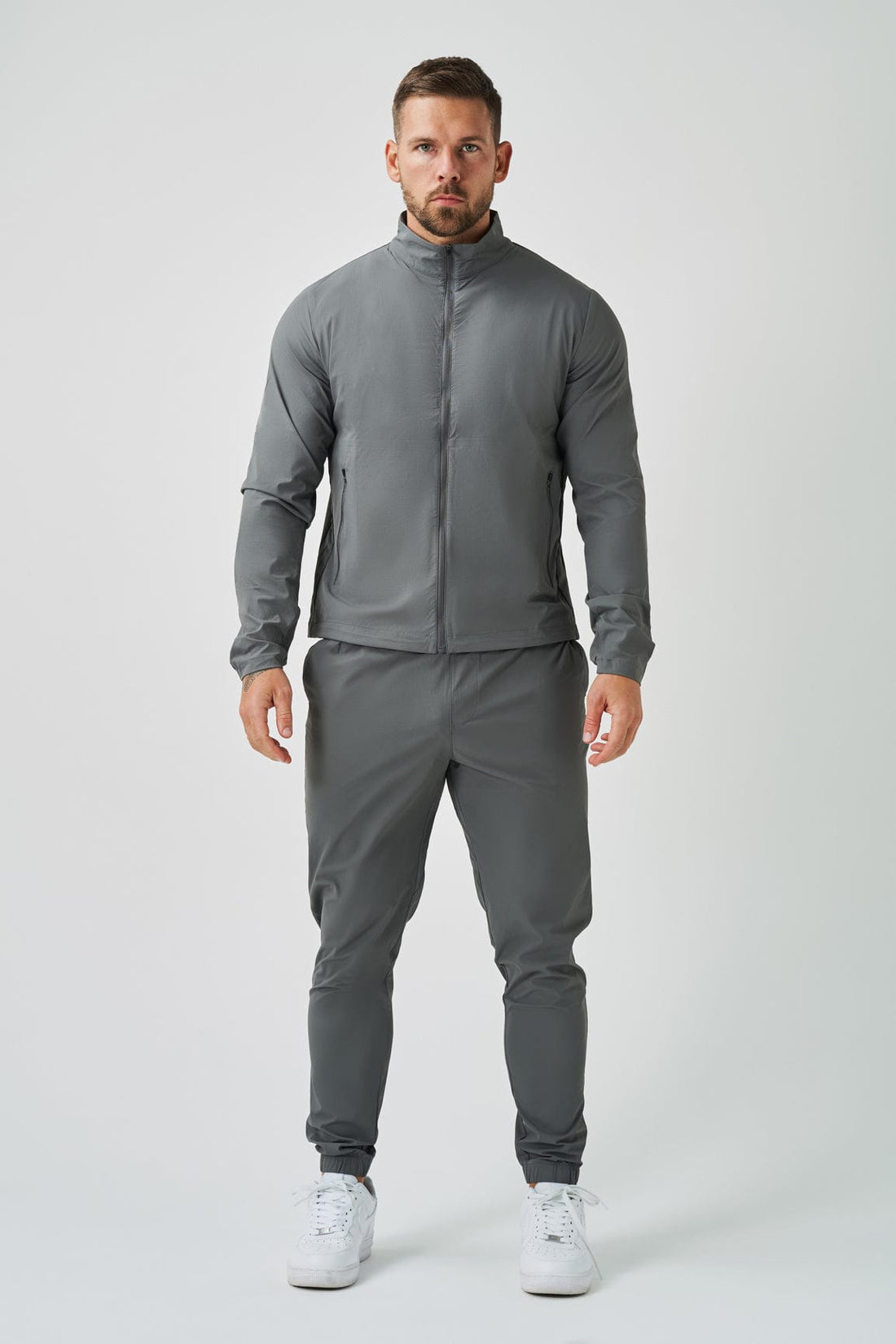 Legend London Tracksuits TRACKSUIT JACKET - LIGHT GREY