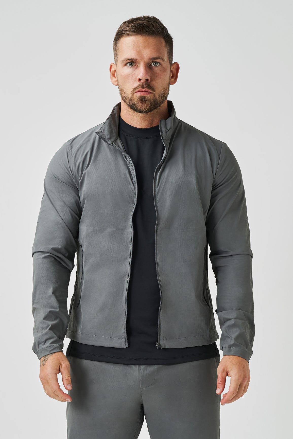 Legend London Tracksuits TRACKSUIT JACKET - LIGHT GREY