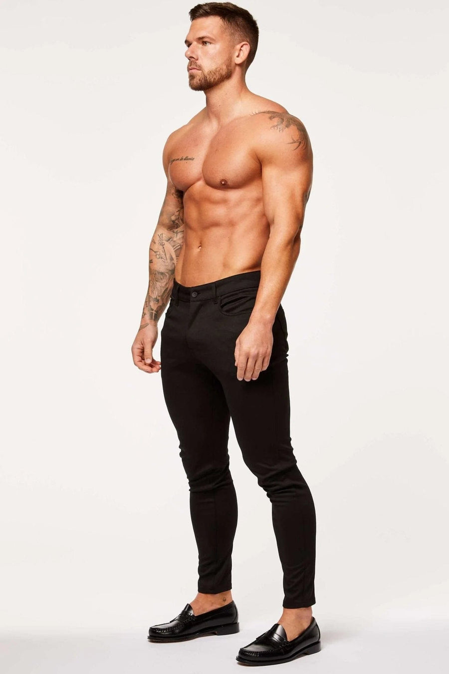 Legend London Trouser LUSTRE TROUSERS - BLACK