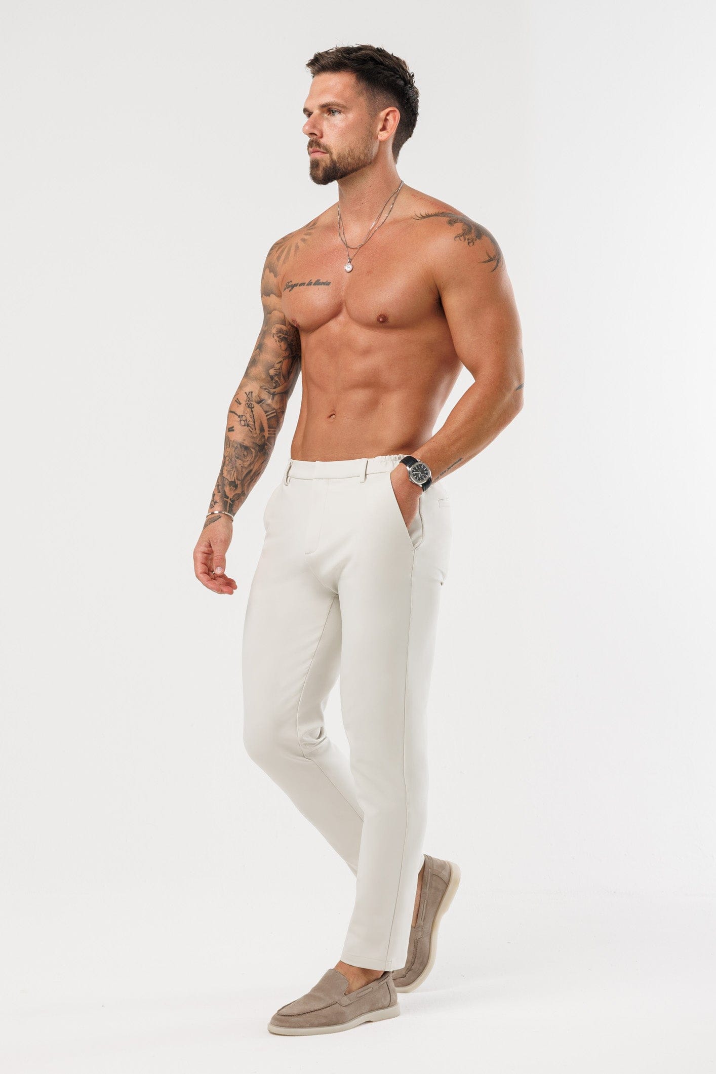 Legend London Trousers - HYBRID HYBRID TROUSER - STONE